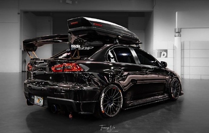 mitsubishi lancer evo x 黑武士