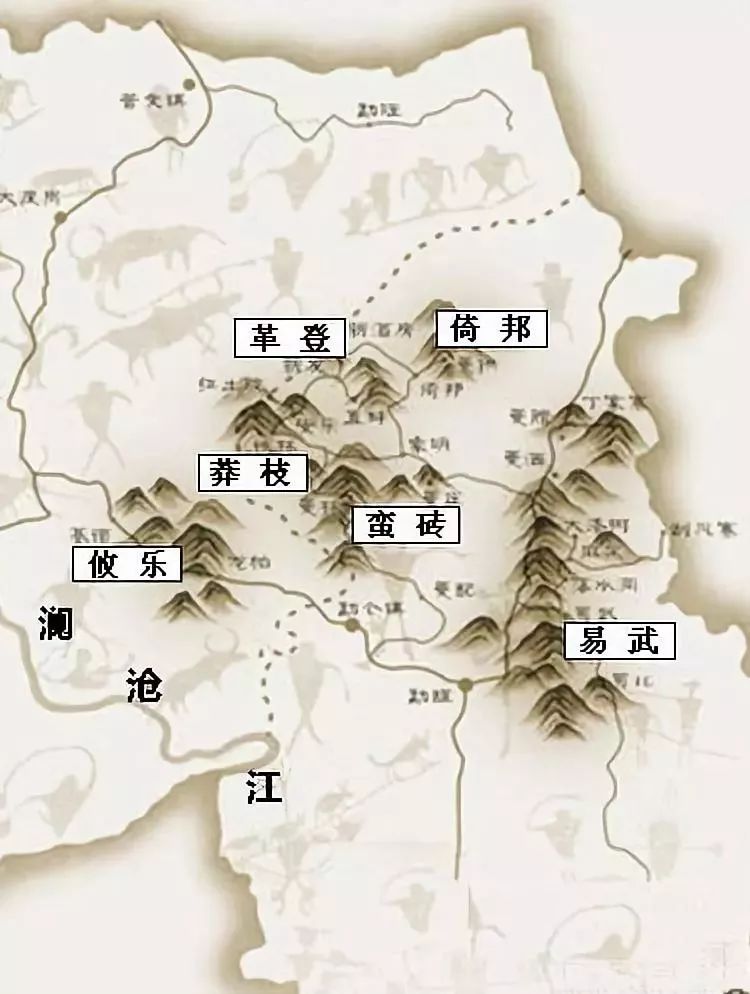 古六大茶山地图图片