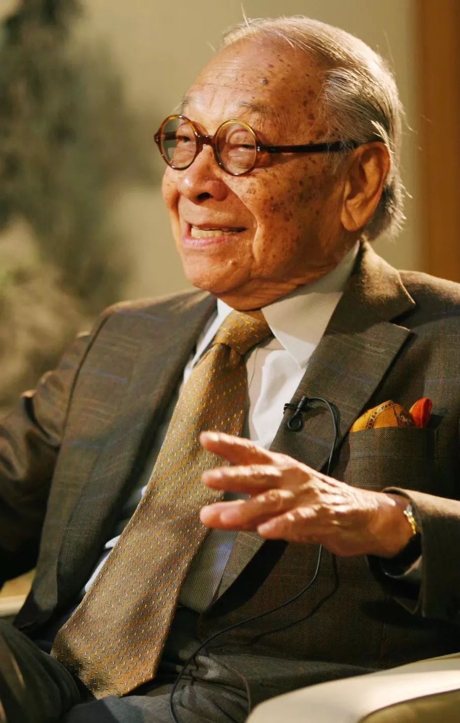 致敬贝聿铭丨7天换来的15分钟他把此生唯一一次沪语采访留在了可凡