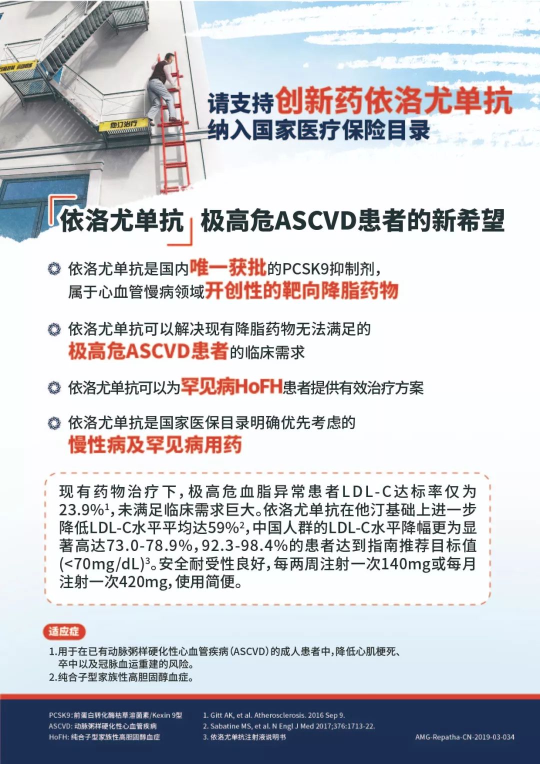 请支持创新药依洛尤单抗纳入国家医疗保险项目