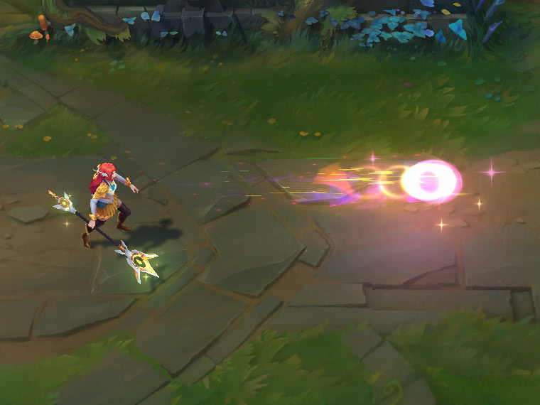 最近光辉q技能特效火了战斗学院甜甜圈诱人它真的是光辉女郎