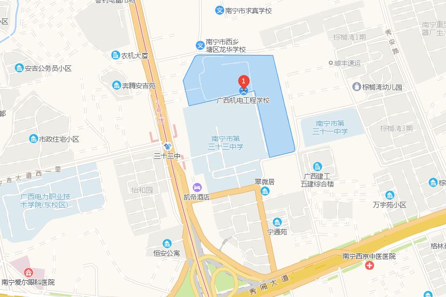 收藏記得提前踩點2019南寧事業單位考試最全考點地圖