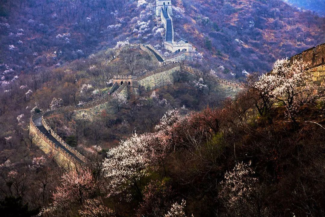悲悲壮壮,这里是长城,伴晨钟暮鼓,披晚霞朝露,凌惊涛骇浪,御绝壁雄风