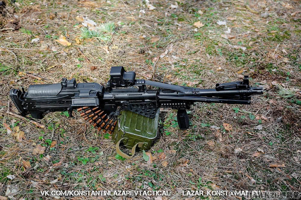 原创拉扎列夫战术公开无托版pkp机枪史上威力最大的同类枪械