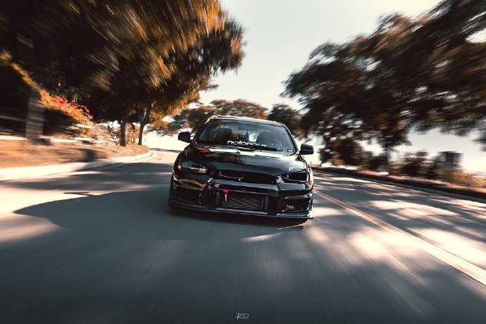mitsubishi lancer evo x 黑武士