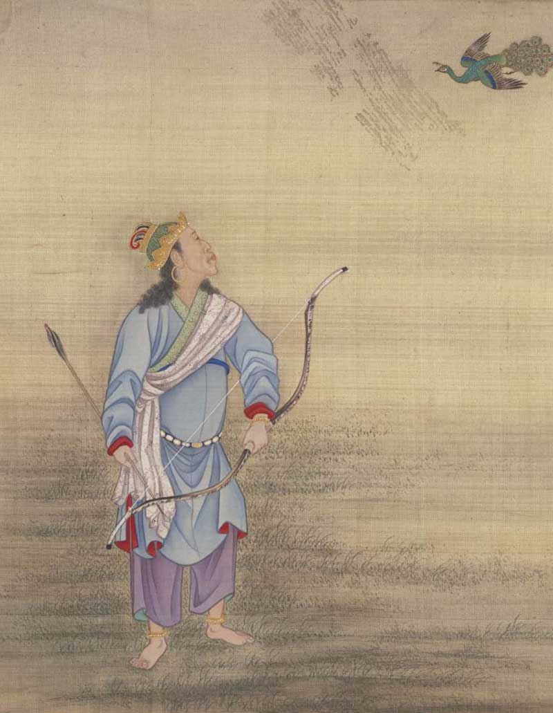 四阿哥有多潮?—《胤禛行乐图册》欣赏_康熙和