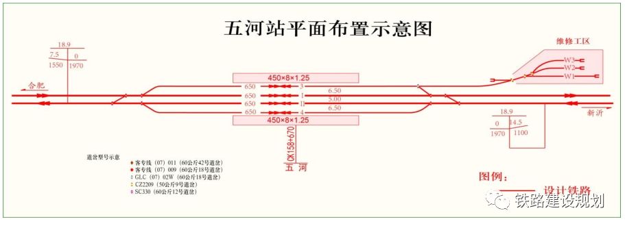 明光西站并线图片