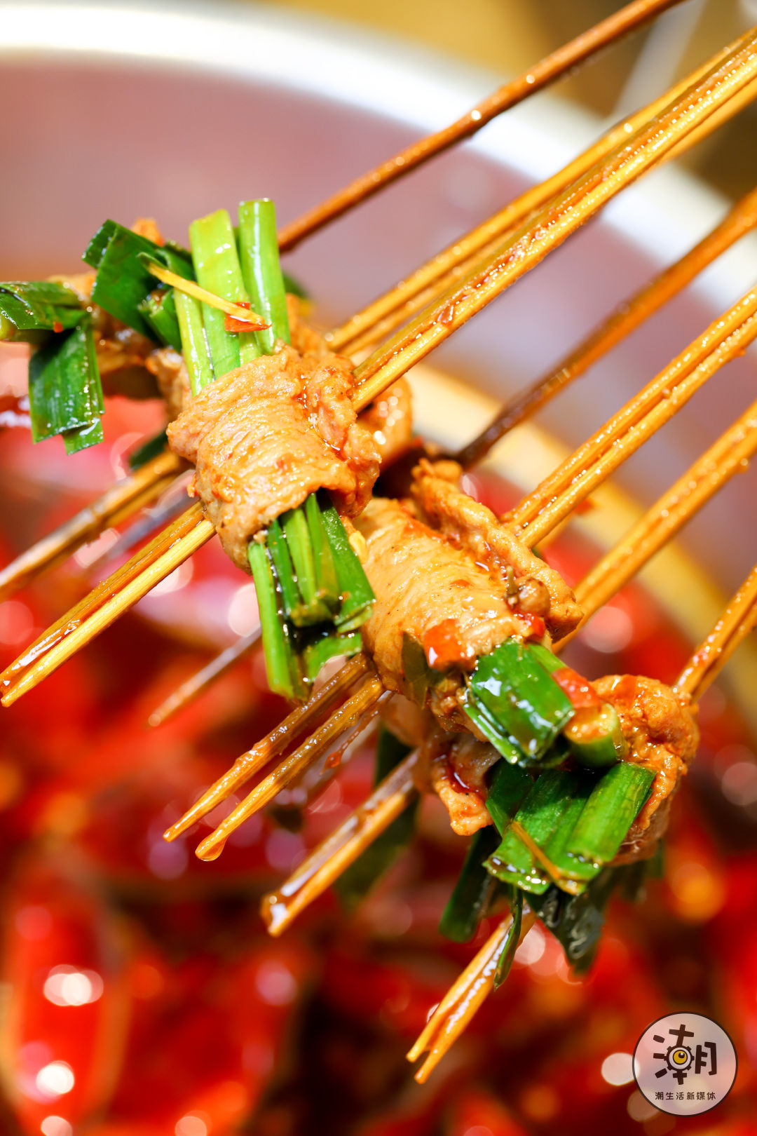 香菜牛肉吃得多,但是韭菜牛肉却少有!