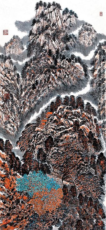 史文集曹建华中国画邀请展在佛山开幕展览将展至本月24日