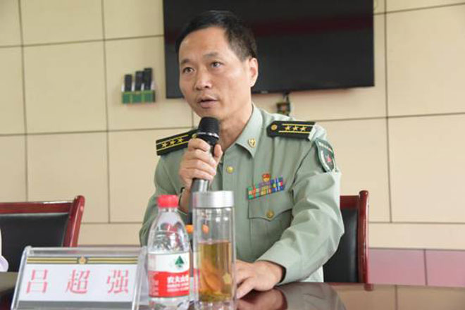 临沂大学党委副书记王明福,临沂军分区动员处处长吕超强,临沂大学党委