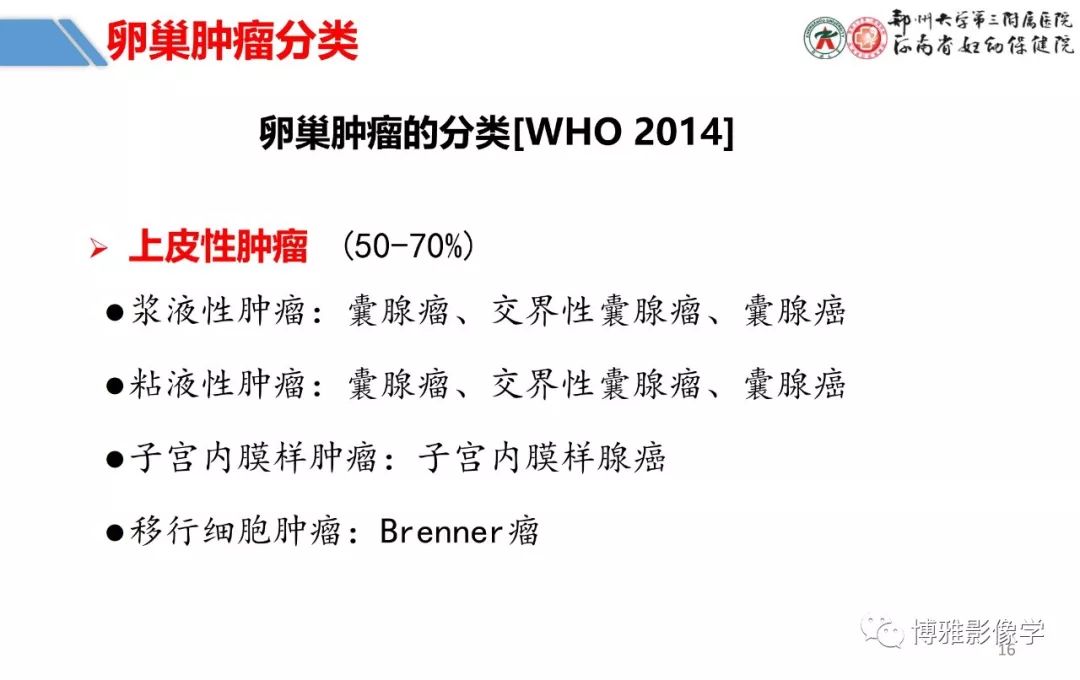 卵巢肿瘤的影像诊断思路