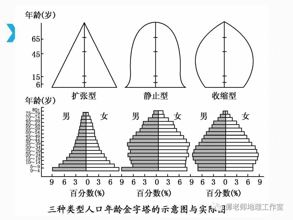 人口统计图的判读小专题