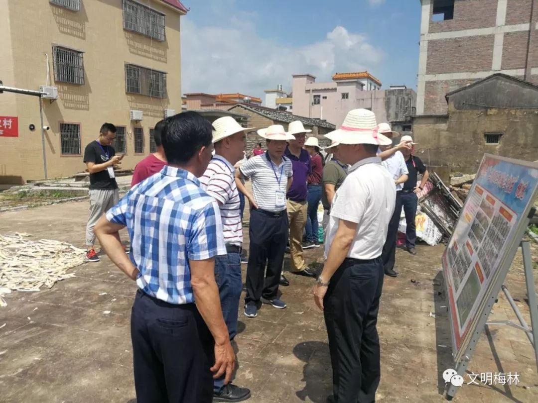 揭阳三清理三拆除三整治市县联合督查组普宁大组到梅林镇督查三清理三