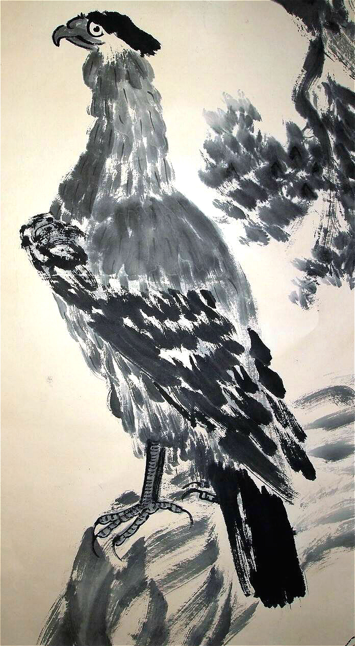 齐白石画了两只鹰,一只卖9890万,另一只加了8个字,却卖4.25亿