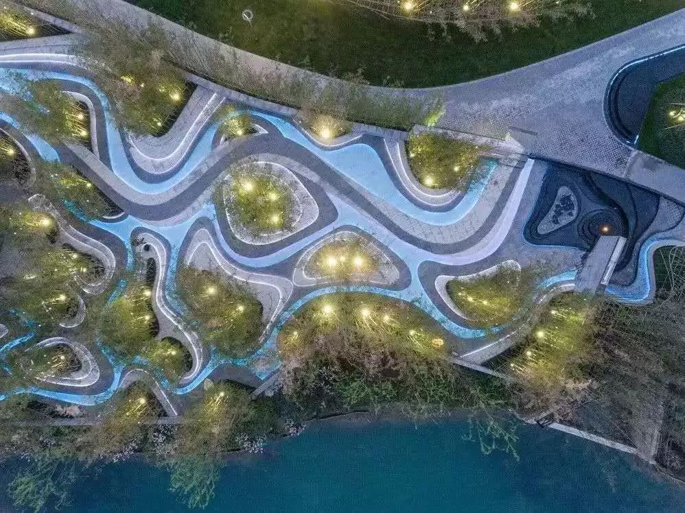 图解弧形园路的放线及收边技巧