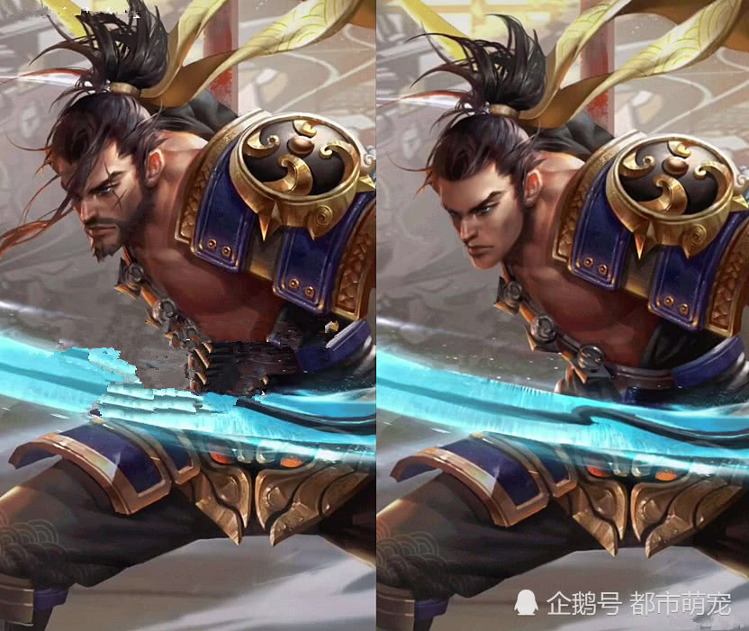 摘掉面具的典韦忍了,长胡子的李白忍了,可没有头发的他没法忍!_峡谷