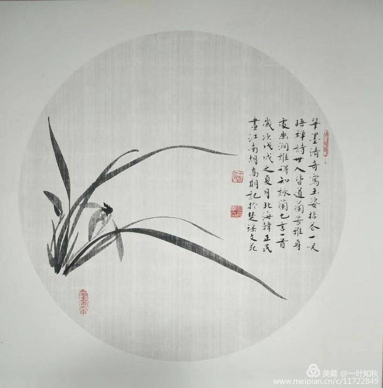 李玉莲画家兰花图片