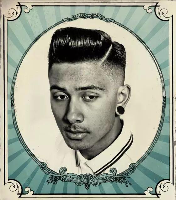 痞帅痞帅的油头经典「人渣头」,不想试试吗?_scumbag