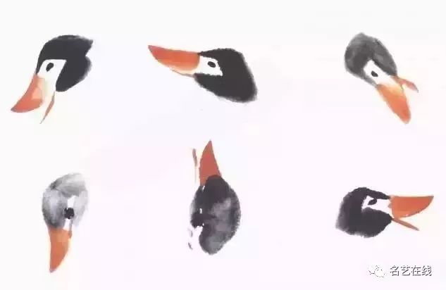 国画技法 | 写意鸭子的画法_小鸭