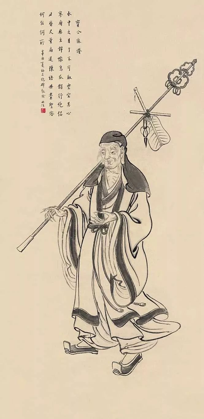圆霖法师佛事之余每日坚持挥毫写字作画