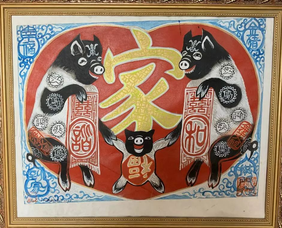 义乌农民画非遗代表性传承人叶洪桐36年作品回顾展开展