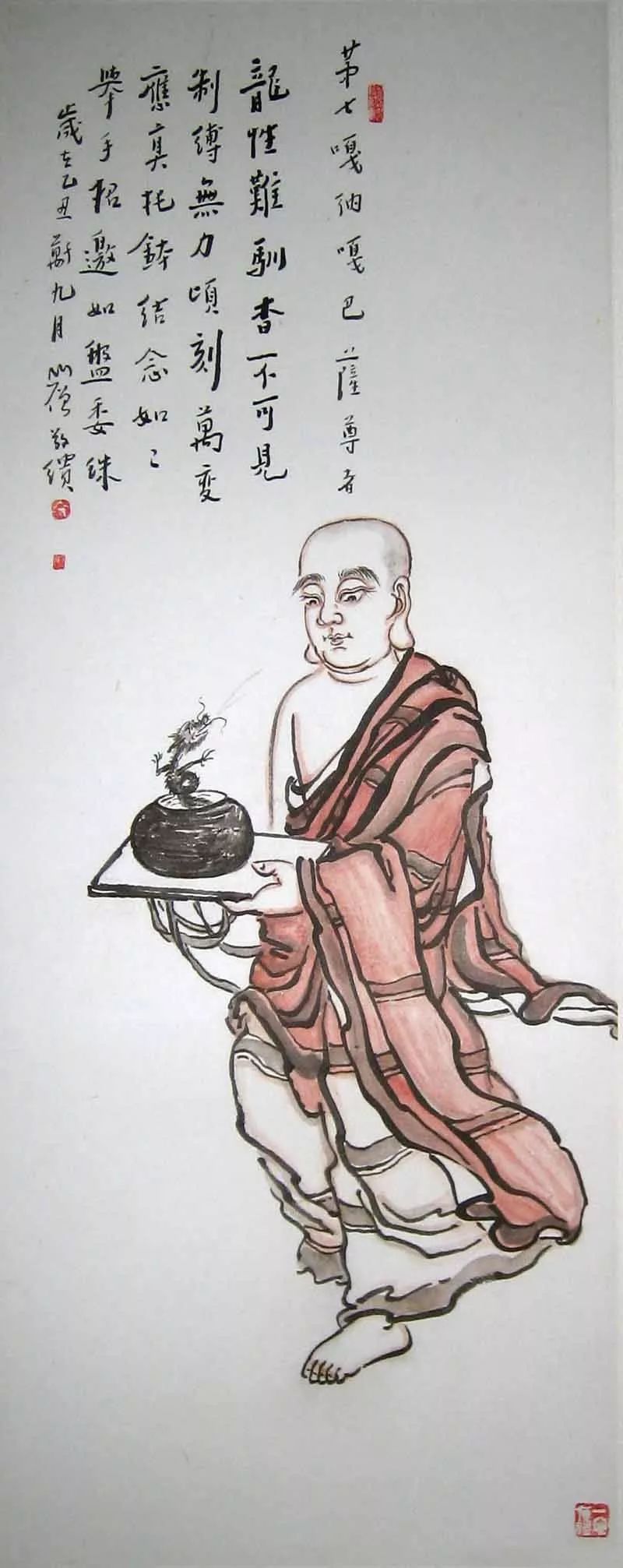 圆霖法师|佛事之余,每日坚持挥毫写字作画_南京