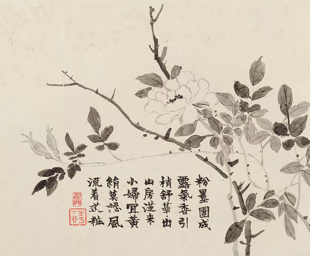 金农水墨小品诗情画意