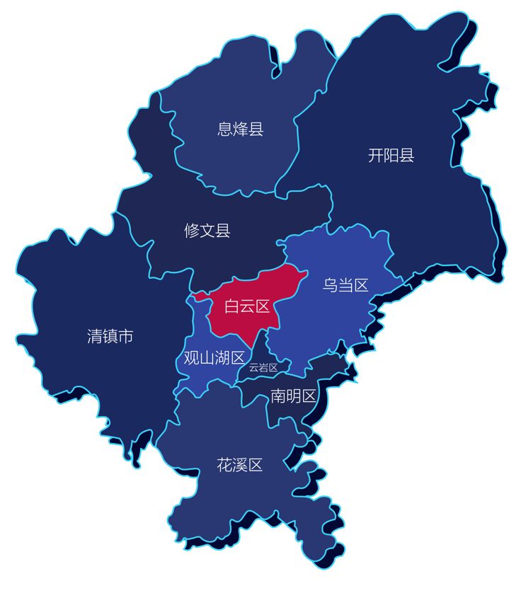 贵阳市地图 放大图片