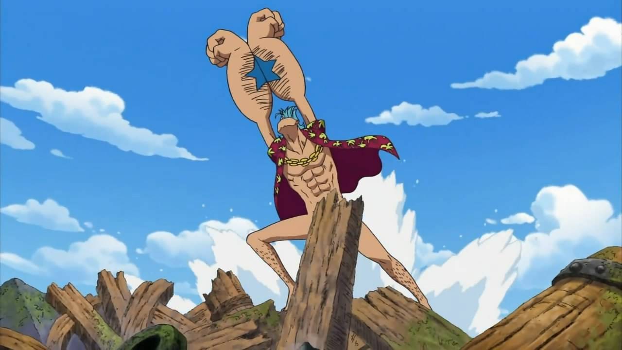 弗兰奇:草帽海贼团唯一一个改造人,弗兰奇的性格基本很完美,唯一的