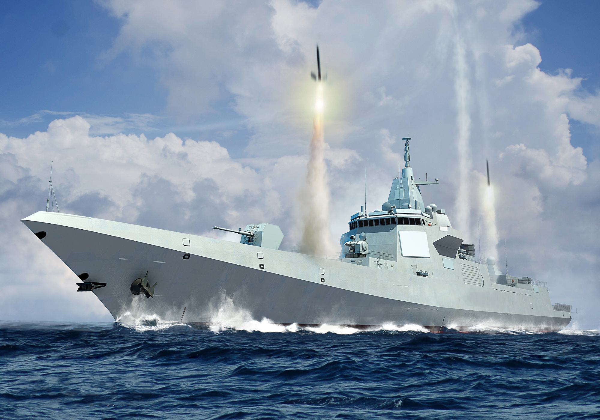 055型驱逐舰之后,简单描述未来战舰的样子,导弹将退出历史舞台_全能