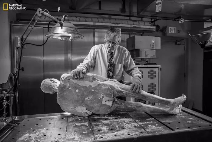 anschutz medical campus, examines potters frozen cadaver