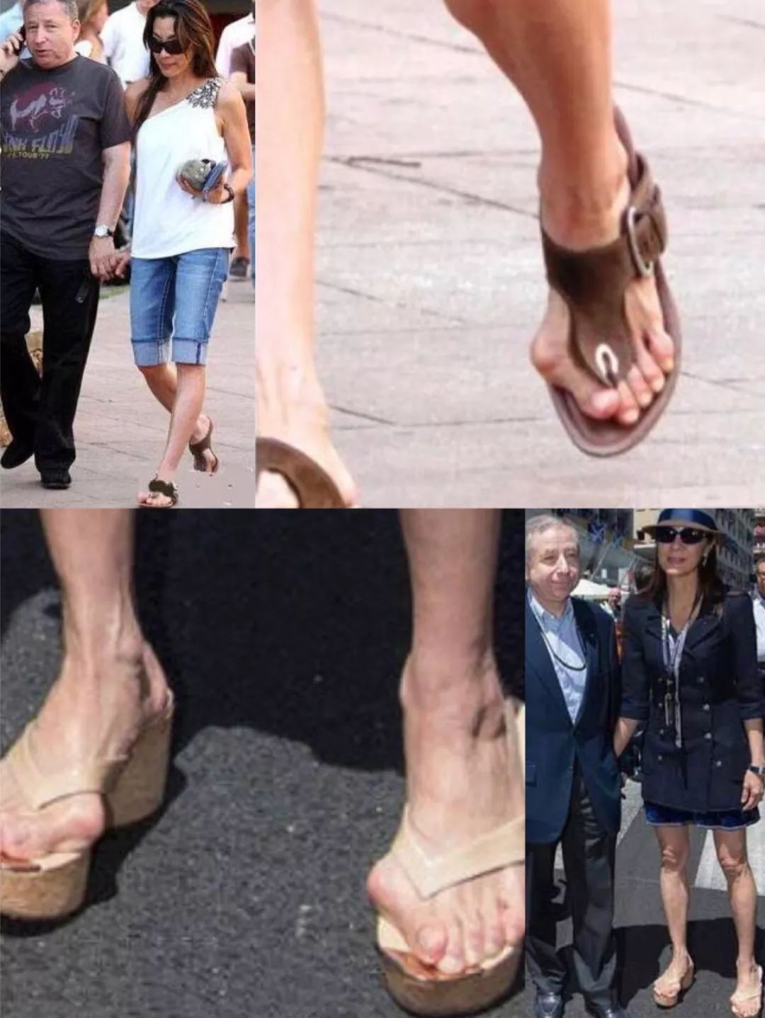 但是!遇上了凉鞋或是露脚趾的鞋子贝嫂还真是