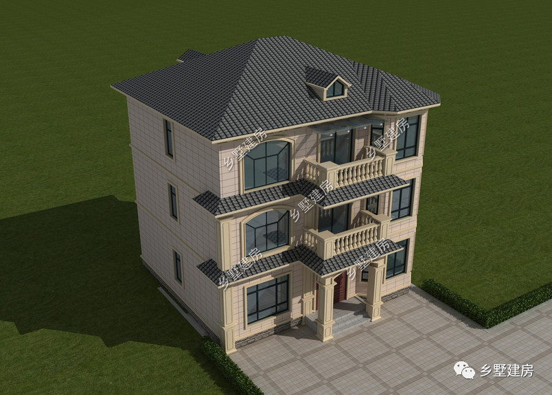 11x9米农村别墅内设9居室盖一栋成为村里的焦点