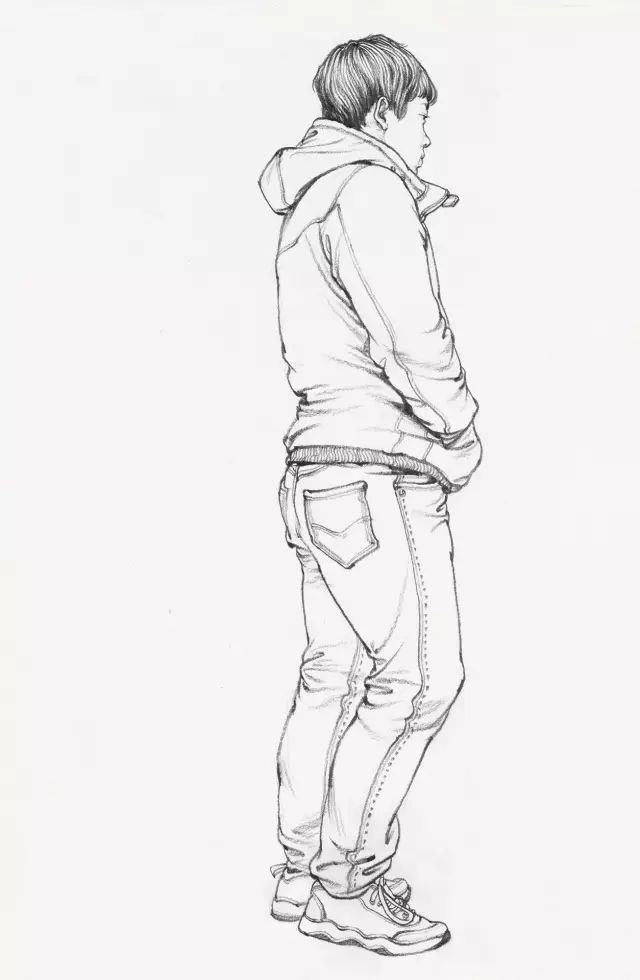 画速写数十个不同临摹角度