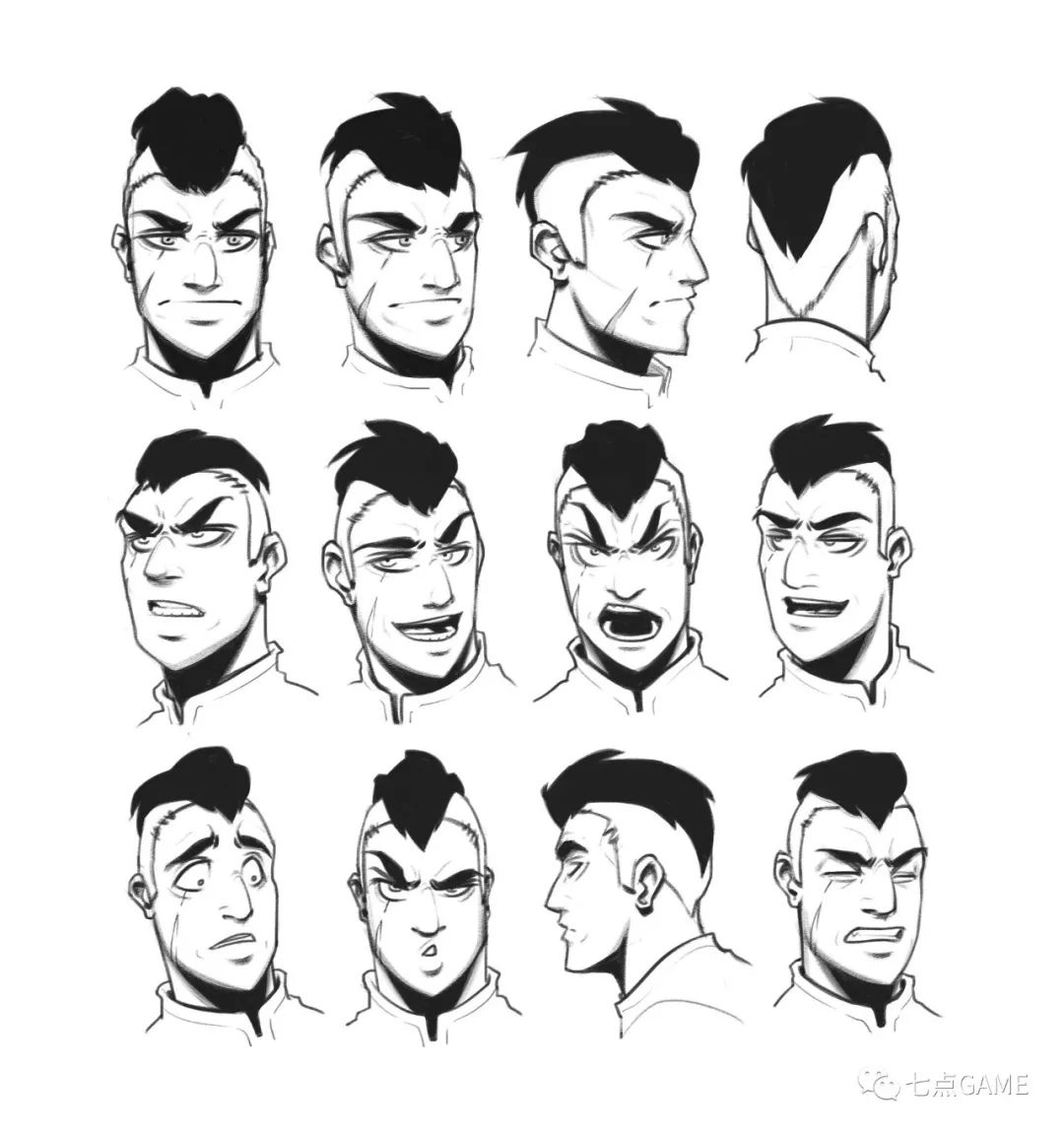 百人百像美式头像表情参考7game