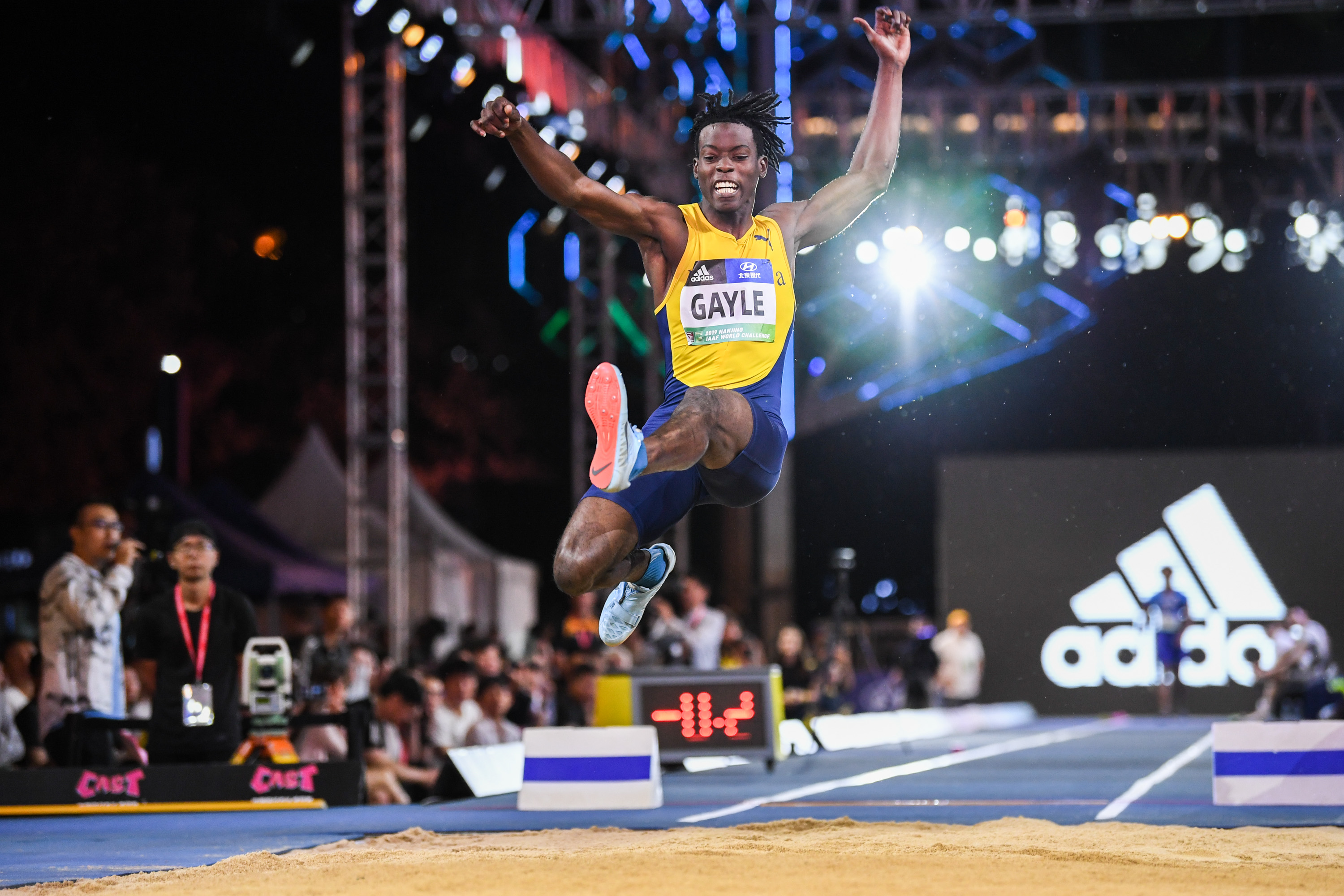 国际田联世界挑战赛南京站男子跳远赛况