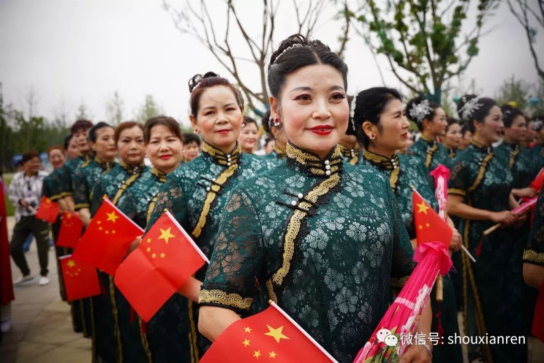 转载寿县安徽省第四届万人旗袍行走艺术节在寿县隆重举行