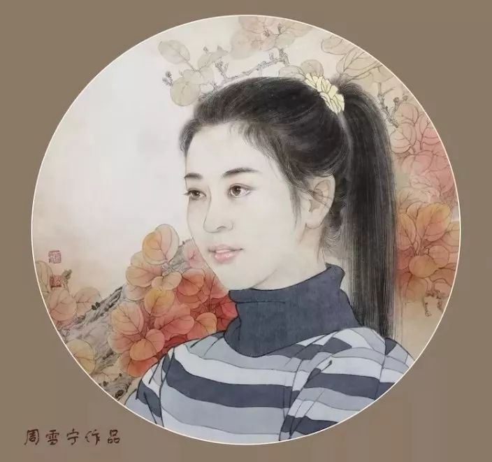 周雪宁工笔人物画,工笔人物画家,采苹工笔人物(第3页)_大山谷图库