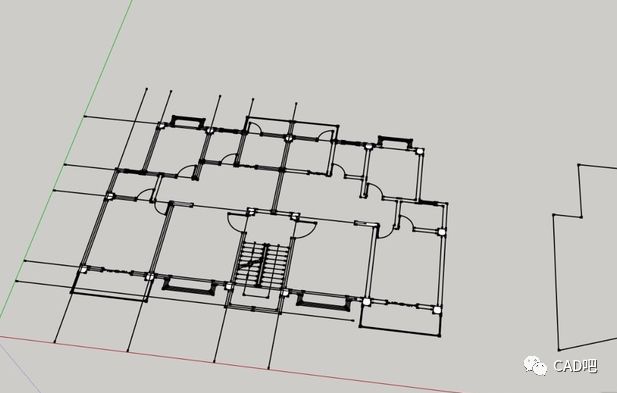 cad圖紙導入sketchup顯示不全如何解決?