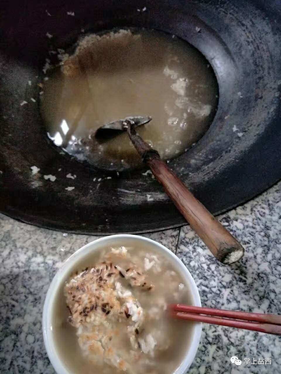 在岳西,老家锅巴汤,儿时的回忆,妈妈的味道