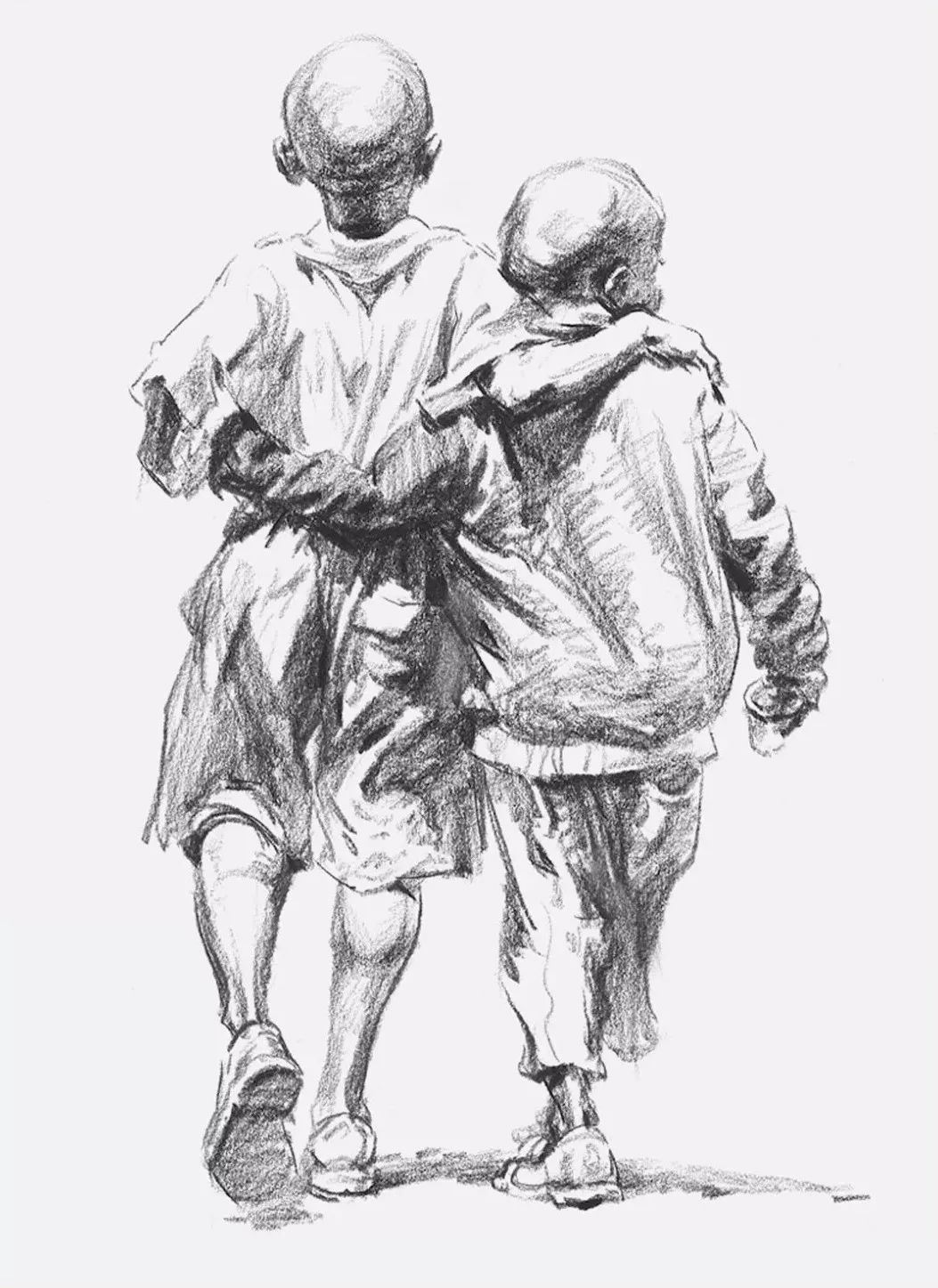 初学者学习双人速写时,有哪些问题是必须注意的?