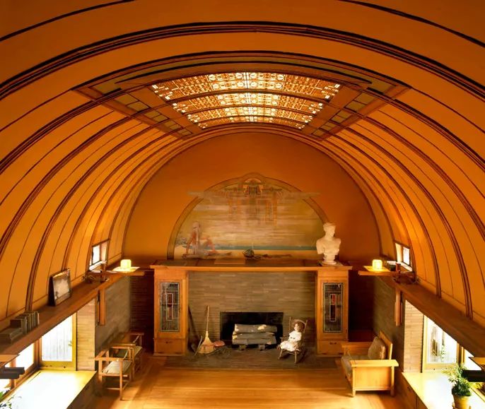 丰盛即美赖特的室内设计与装饰艺术