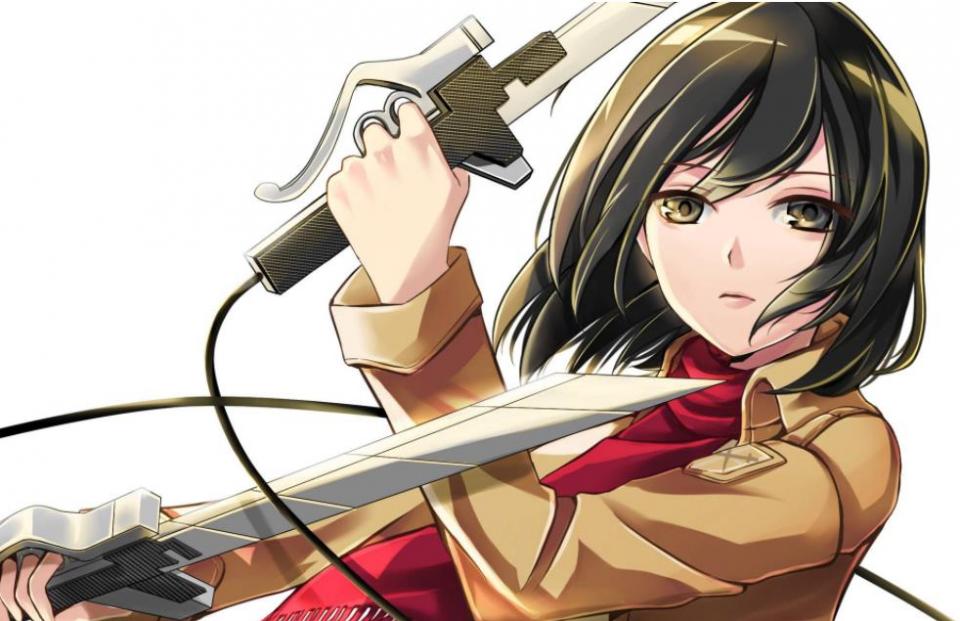 原创进击的巨人:可怜的女主三笠,实力比不过兵长,还追不到艾伦