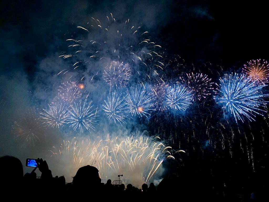 日本夏日限定花火大会花火金鱼和爱人没看过的人生不完整