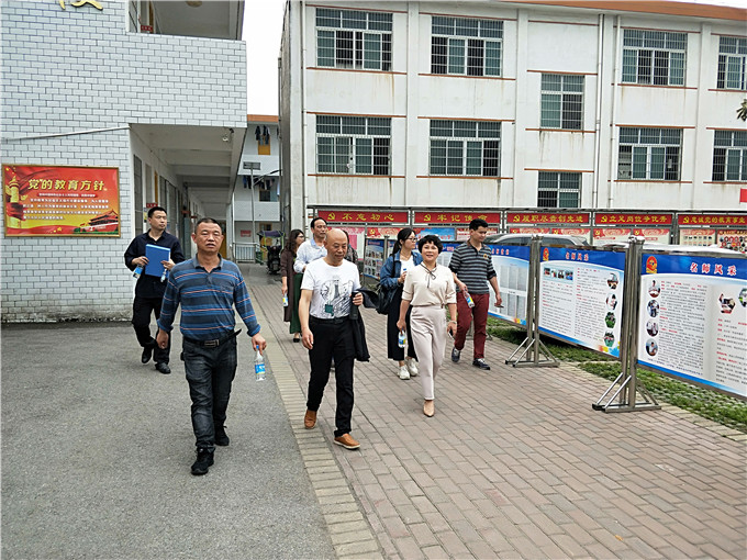 省,邵视导员莅临武冈市邓元泰镇中心小学专项督查国家义务教育质量