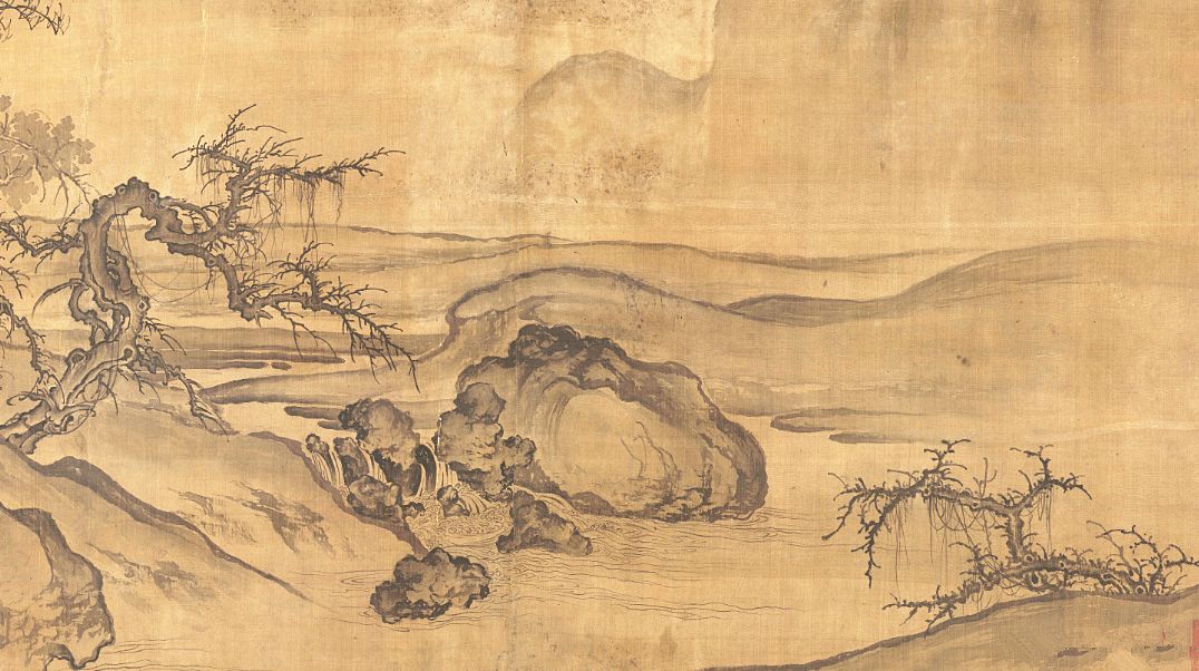 每日一画郭熙窠石平远图