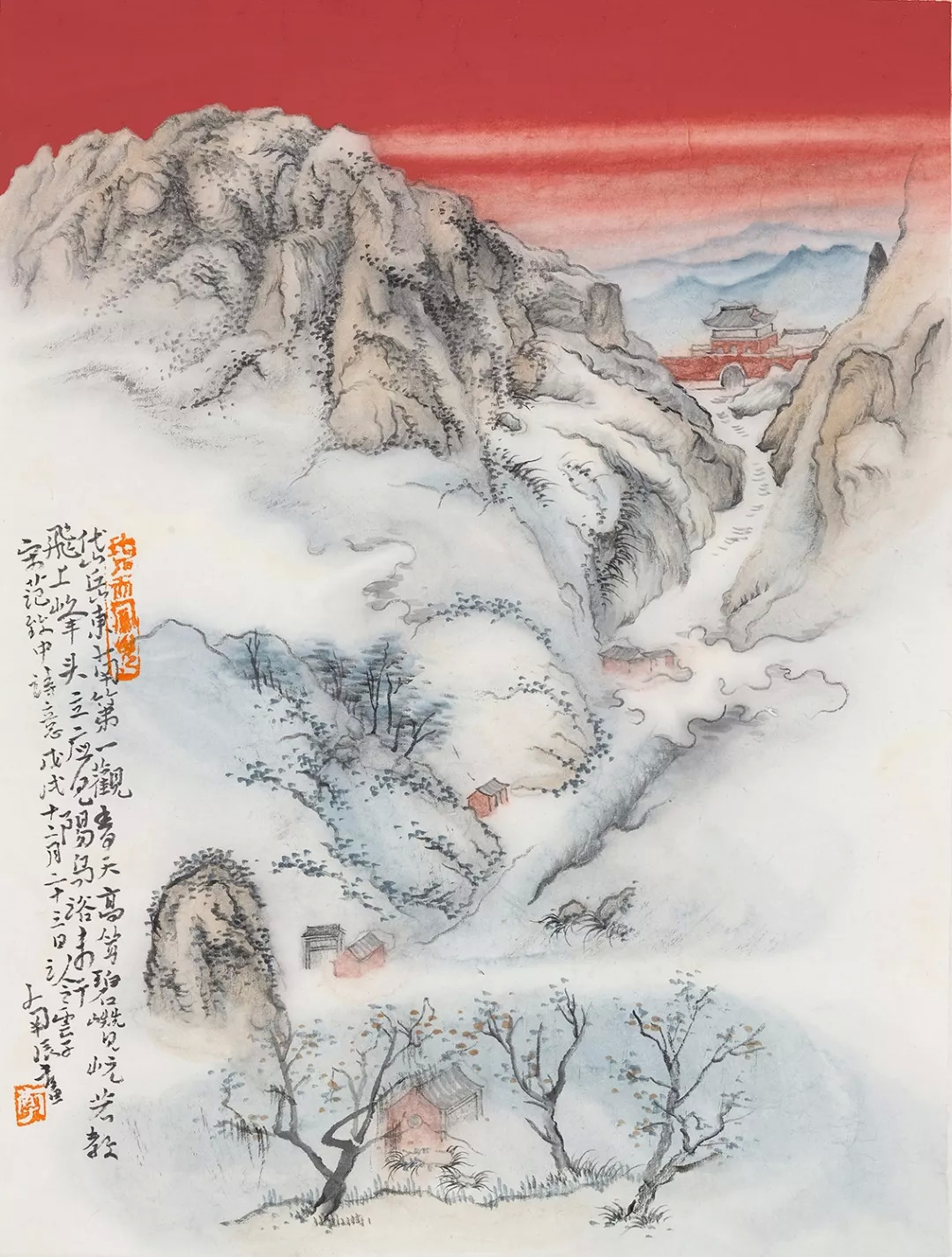 李南辰:好山当户天呈画,古寺为邻僧报钟.