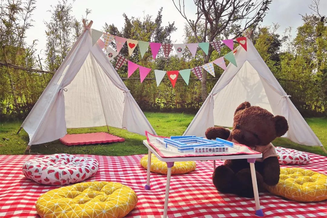 打卡东莞休闲圣地集野餐团建露营聚会烧烤多项一体的草坪营地