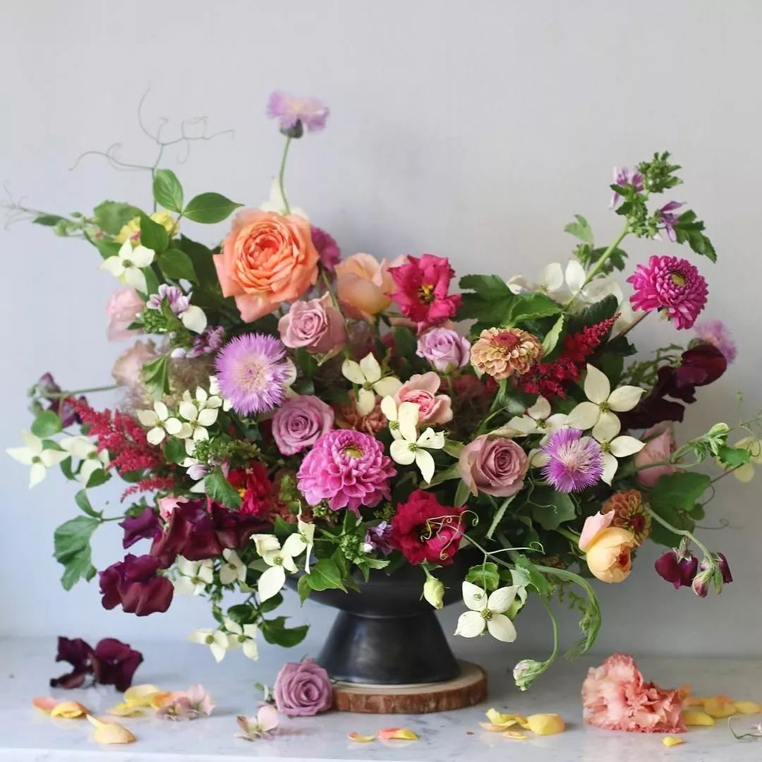 自由式插花太惊艳了