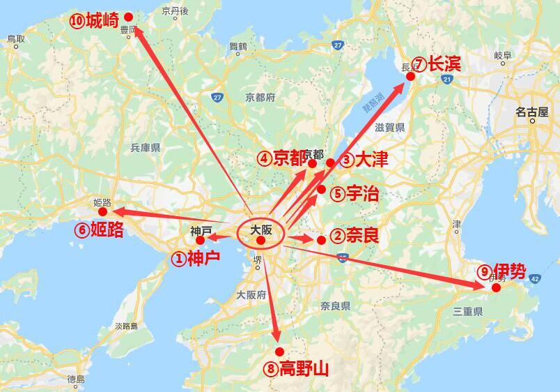 多的是你没发现的好地方高野山寺庙,伊势神宫,城崎温泉国际氛围的神户